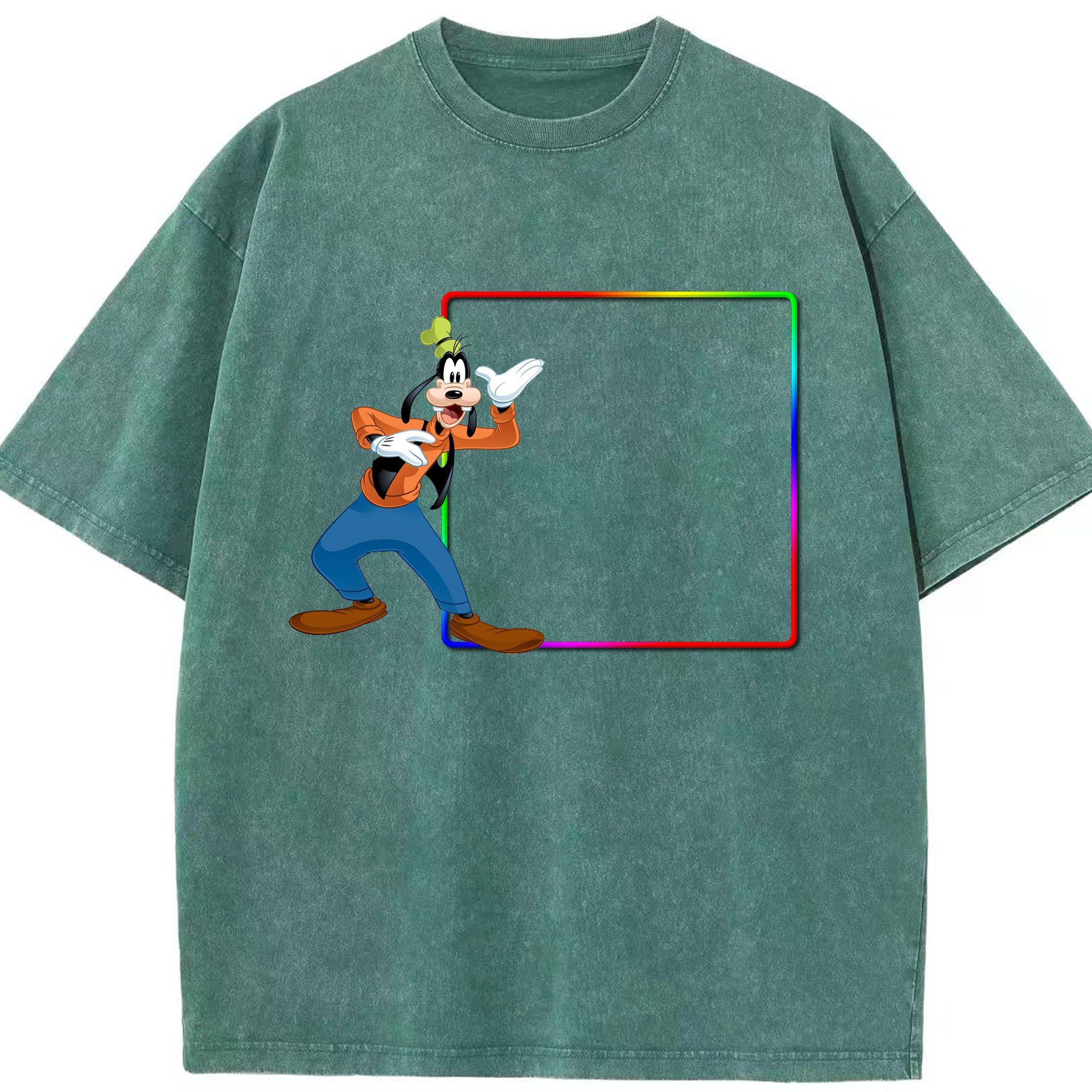 （画像用） ミッキーマウス Mickey Mouse 綿100% ヴィンテージ風 半袖Tシャツ（フロントプリント）